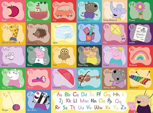 Ravensburger Peppa Pig Four Seasons 4 in Box (12, 16, 20, 24 Pieces) Jigsaw Puzzles for Kids Age 3 Years Up in Saudi Arabia