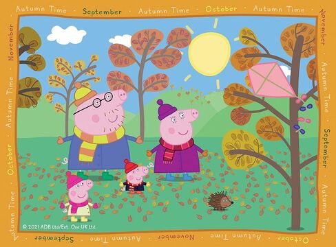 Ravensburger Peppa Pig Four Seasons 4 in Box (12, 16, 20, 24 Pieces) Jigsaw Puzzles for Kids Age 3 Years Up in Saudi Arabia