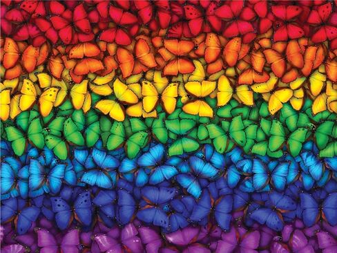 Buffalo Games - Butterfly Spectrum - 1500 Piece Jigsaw Puzzle for Adults Challenging Puzzle Perfect for Game Nights - 1500 Piece Finished Size is 31.50 x 23.50 in Saudi Arabia