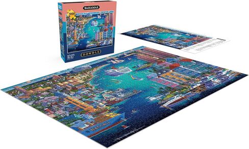 Buffalo Games - Eric Dowdle - Bahamas - 1000 Piece Jigsaw Puzzle for Adults Challenging Puzzle Perfect for Game Nights - Finished Size is 26.75 x 19.75 in Saudi Arabia