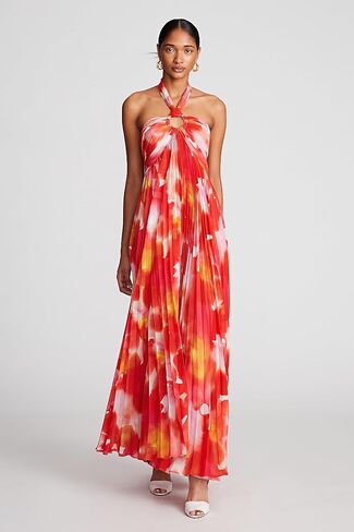 HALSTON Women's Jill Gown in Printed Chiffon in Saudi Arabia
