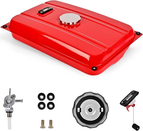 5 Gallon Generator Gas Tank Fuel Tank with Filter Gauge Cap Universal Fit in Kuwait