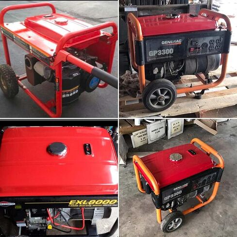 5 Gallon Generator Gas Tank Fuel Tank with Filter Gauge Cap Universal Fit in Kuwait