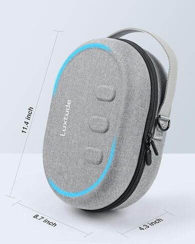 حقيبة حمل صلبة فاخرة لجهاز Meta Oculus Quest 3 وجهاز التحكم في التخييم، حافظة صلبة Oculus Quest 3، حقيبة مقاومة للماء والصدمات، جيب شبكي لملحقات الواقع الافتراضي in Kuwait