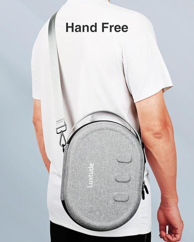 حقيبة حمل صلبة فاخرة لجهاز Meta Oculus Quest 3 وجهاز التحكم في التخييم، حافظة صلبة Oculus Quest 3، حقيبة مقاومة للماء والصدمات، جيب شبكي لملحقات الواقع الافتراضي in Kuwait