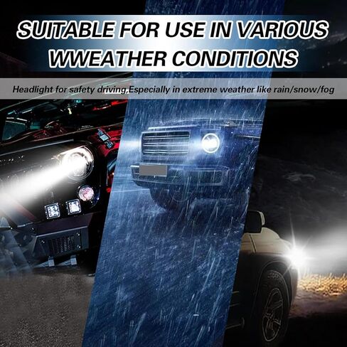 Pack-2 Car Halogen Bulb, 12V 55W Super Bright Waterproof Vehicle High Low Beam Light Bulbs Replacement, Universal Automotive Lighting Accessories for Truck SUV Car (White Light #9006) in Saudi Arabia