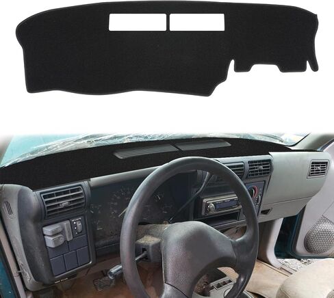 Dashboard Cover Dash Cover Mat Pad Custom Fit for 1994-1997 Chevrolet Chevy S10 Blazer/GMC Jimmy Sonoma/96-97 Olds Oldsmobile Bravada(94-97 Beige) in Saudi Arabia