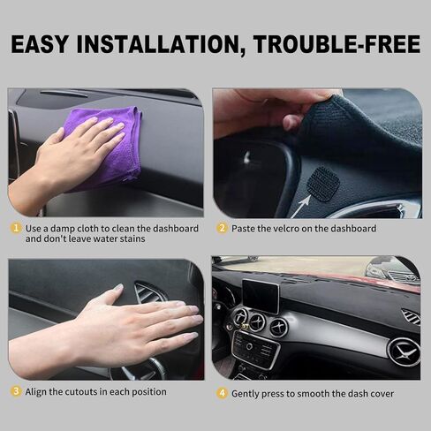 Dashboard Cover Dash Cover Mat Pad Custom Fit for 1994-1997 Chevrolet Chevy S10 Blazer/GMC Jimmy Sonoma/96-97 Olds Oldsmobile Bravada(94-97 Beige) in Saudi Arabia