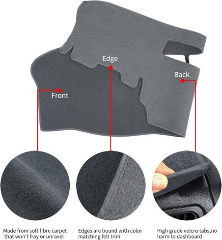 Dashboard Cover Dash Cover Mat Pad Custom Fit for 1994-1997 Chevrolet Chevy S10 Blazer/GMC Jimmy Sonoma/96-97 Olds Oldsmobile Bravada(94-97 Beige) in Saudi Arabia