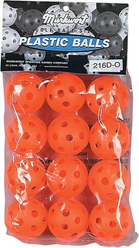 Markwort 5-Inch Traditional Style Pliable Plastic Golf Training Balls (Dozen) in Saudi Arabia