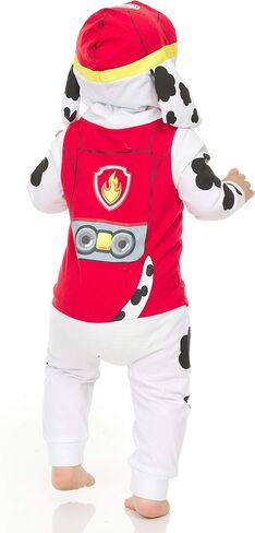 Paw Patrol Baby Boys Marshall Costume Costumes for Boys - Hooded Jumpsuit with Mesh Visor in Saudi Arabia