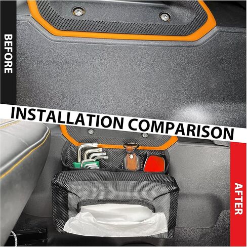 حامل مناديل السيارة G متوافق مع Ford Bronco 2021 2022 2023 2/4 باب، صندوق تخزين بمقبض جانبي لوحدة التحكم المركزية متوافق مع حقيبة تخزين Ford Bronco in Kuwait