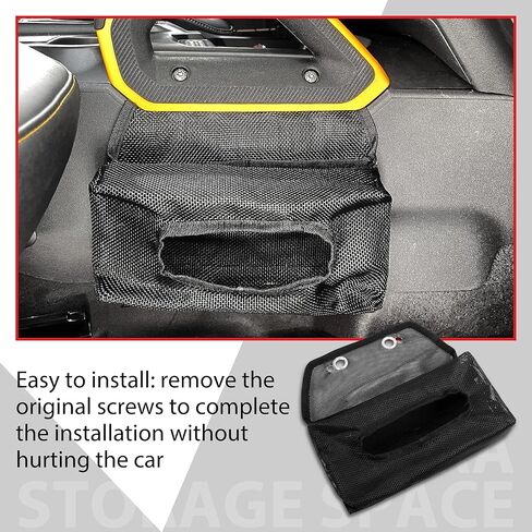 حامل مناديل السيارة G متوافق مع Ford Bronco 2021 2022 2023 2/4 باب، صندوق تخزين بمقبض جانبي لوحدة التحكم المركزية متوافق مع حقيبة تخزين Ford Bronco in Kuwait