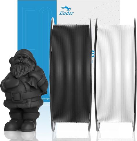 خيوط الطابعة ثلاثية الأبعاد الرسمية Creality PLA، خيوط PLA ثلاثية الأبعاد للطابعة Ender PLA 1.75 مم، دقة الأبعاد +/- 0.02 مم، عدم التشابك والترابط القوي، بكرة 1 كجم PLA (2.2 رطل)*عبوة من قطعتين in Kuwait