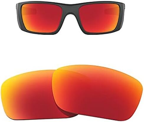 عدسات بديلة لنظارات Oakley Fuel Cell الشمسية المستقطبة - خيارات متعددة مع قطعة قماش للعدسة in Kuwait