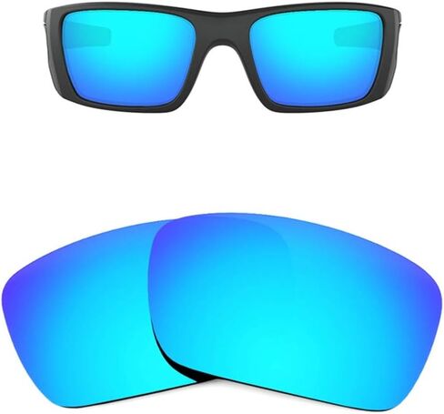 عدسات بديلة لنظارات Oakley Fuel Cell الشمسية المستقطبة - خيارات متعددة مع قطعة قماش للعدسة in Kuwait