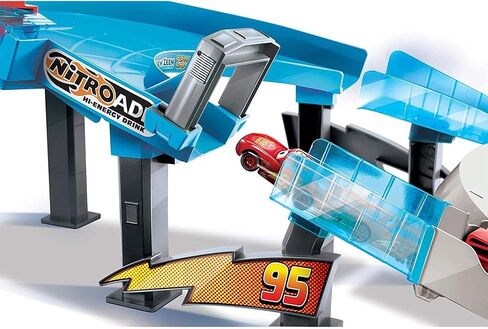 Disney Pixar Cars Rusteze Double Circuit Speedway Playset Test Track Set For Drift, Race and Crash Competitions, With Lightning McQueen Vehicle, Kids Birthday Gift For Ages 4 Years and Older in Saudi Arabia