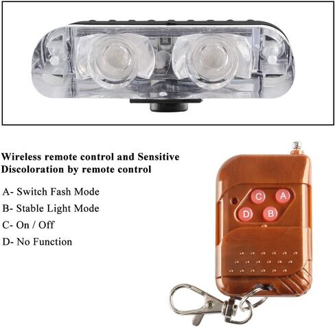 4 في 1 16 LED أحمر أزرق سطح جبل أضواء مصبغة ضوء الشرطة للسيارة DC12V التحكم عن بعد في حالات الطوارئ وامض ستروب تحذير أضواء التحذير للمركبات سيارة شاحنة مقطورة فان سيارات الدفع الرباعي in Saudi Arabia