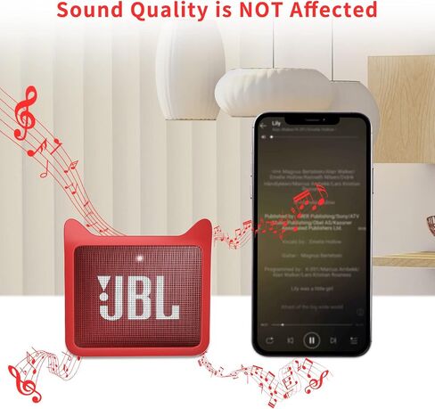Pair of Protective Silicone Cover for JBL GO2 Case, Cute Shockproof Travel Carrying Case for JBL GO 2 Speaker Cover Sleeve with Adjustable Wrist Strap - Black in Saudi Arabia