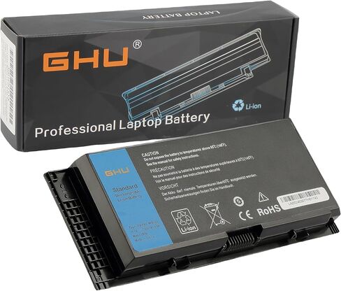 GHU New 87 WH Battery Replacement for PC764 TC030 312-0383 TD175 Compatible with Latitude D620 620 D630 D630C D630N D631 Precision M2300 PP18L RD300 RD301 RC126 MJ456 312-0384 312-0386 in Saudi Arabia