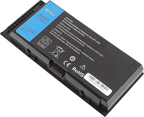 GHU New 87 WH Battery Replacement for PC764 TC030 312-0383 TD175 Compatible with Latitude D620 620 D630 D630C D630N D631 Precision M2300 PP18L RD300 RD301 RC126 MJ456 312-0384 312-0386 in Kuwait