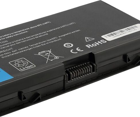 GHU New 87 WH Battery Replacement for PC764 TC030 312-0383 TD175 Compatible with Latitude D620 620 D630 D630C D630N D631 Precision M2300 PP18L RD300 RD301 RC126 MJ456 312-0384 312-0386 in Kuwait
