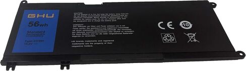 GHU New Battery 40 WH XCMRD MR90Y 14.8V Compatible with Dell Inspiron 14 3421 3437 5421 5437 15 3542 3521 N3531 3541 3543 3421 5421 3521 3721 5521 5537 3537 17 3721 5748 5721 5737 P28F 3440 3540 3570 in Saudi Arabia