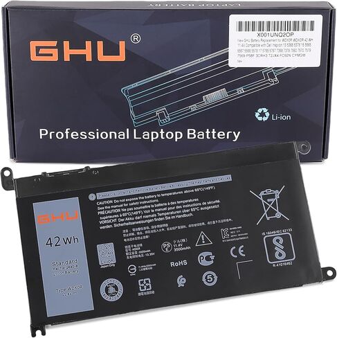GHU New Battery 40 WH XCMRD MR90Y 14.8V Compatible with Dell Inspiron 14 3421 3437 5421 5437 15 3542 3521 N3531 3541 3543 3421 5421 3521 3721 5521 5537 3537 17 3721 5748 5721 5737 P28F 3440 3540 3570 in Saudi Arabia