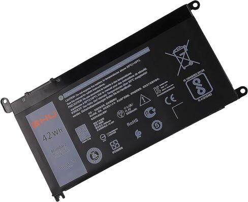 GHU New Battery 40 WH XCMRD MR90Y 14.8V Compatible with Dell Inspiron 14 3421 3437 5421 5437 15 3542 3521 N3531 3541 3543 3421 5421 3521 3721 5521 5537 3537 17 3721 5748 5721 5737 P28F 3440 3540 3570 in Saudi Arabia