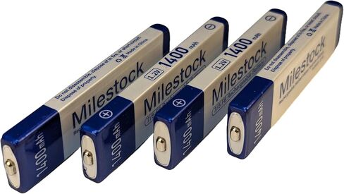 2-Pcs Battery Compatible with Sony NC-5WM NC-6WM NH-9WM NH-10WM NH-14WM 1-528-231-11 WM-701C WM-EX921 D-E888 D-E900 D-E905 D-E990 D-E999 WM-RX707 WM-F100 WM-FX675 Walkman Player Gumstick in Saudi Arabia