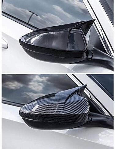 for Accord Horn Type Side Rearview Mirror Cover Trims ABS Plastic Material Decoration fit for Honda 10th Gen Accord 2018 2019 2020 2021 2022 Exterior Accessories 2PCS (Carbon Fibre) in Saudi Arabia
