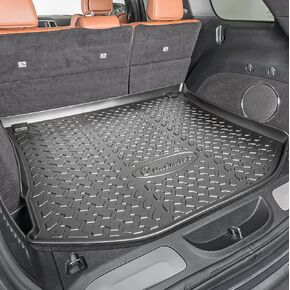 Quadratec Ultimate All Weather Rear Cargo Liner - Fits Jeep Grand Cherokee WK2 2011-2022 - 2022 Jeep Grand Cherokee Cargo Mat Jeep Grand Cherokee Trunk Mat - Extra Tall Sides - Deep Tread Pattern