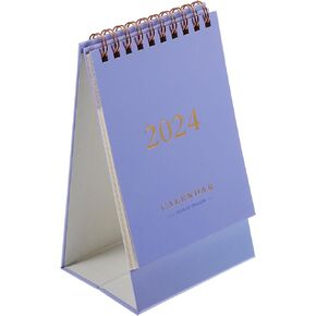 Pocket Calendar Small Desk Calendar 2023-2024 Mini Desk Calendar Standing Flip Desktop Calendar Monthly Stand Up Calendar for Office Home (July 2023 to Dec 2024)