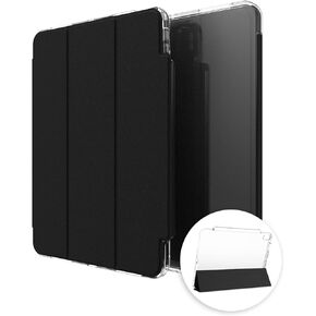 ZAGG Crystal Palace Folio iPad Pro 11" (M4) Case - Ultra-Slim, Drop-Proof up to 6.5ft, Crystal Clear with Scratch-Resistant Surface, Integrated Foldable Stand, 56% Recycled Material