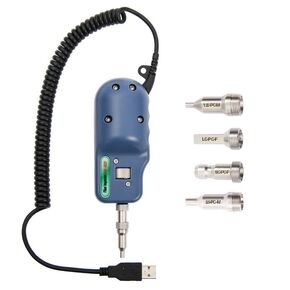 Economic Inspection Probe Komshine KIP-600P Optical Fiber Microscope Inspection Probe with SC/LC UPC Female Male Tips. Optical Fiber End-face Cleaner Detector 400 Times Magnification