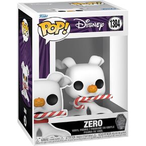 Funko POP! Disney: The Night Before Christmas 30th - Zero with Candycane - Disney: The Nightmare Before Christmas - Collectable Vinyl Figure - Gift Idea - Official Merchandise - for Kids & Adults