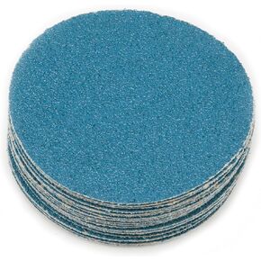 5VDZ36 Hook & Loop 36 Grit Heavyweight Zirconia Paper Discs (Pack of 50), 5" in Saudi Arabia