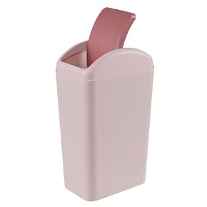 3.5 Gallon Swing Top Plastic Trash Can, Garbage Bin with Swing Lid, Green