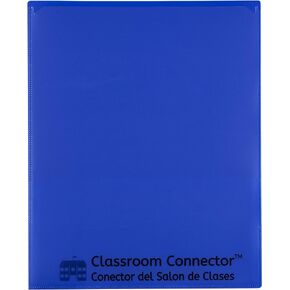 C-Line Classroom Connector School-to-Home Folders, Blue, 25 per Box (32005)