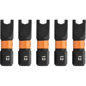 Spanner #14 Impact Driver Bit - Railer Snake Eye #14 S2 Steel 1 Inch Spanner Insert Bits (5 Pack)