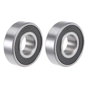 uxcell 6905-2RS Deep Groove Ball Bearing 25x42x9mm Double Sealed ABEC-1 Bearings 2-Pack