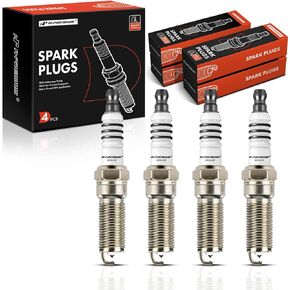 A-Premium Iridium Platinum Spark Plugs Compatible with Chevrolet Malibu 2013-2015, Malibu Limited 2016-2016, Impala, Colorado, Blazer & GMC Acadia, Canyon & Buick LaCrosse & Cadillac ATS, Pack of 4