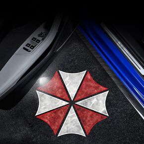 جهاز عرض شعار أضواء باب السيارة - قطعتان من المظلة اللاسلكية LED للباب - يناسب معظم السيارات/الشاحنات/سيارات الدفع الرباعي in Kuwait