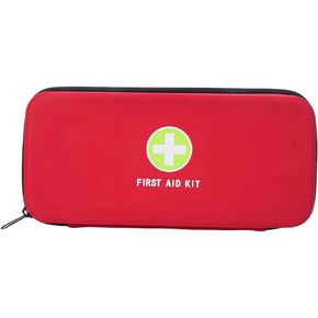 First Aid Hard Case Empty First Aid Hard Emergency Case Bags EVA Red Medical Bag for Home Health Office Car Camping Outdoors First Responder (Red W)