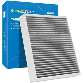 PHILTOP Cabin Air Filter, Replacement for (ACF025) CF10775, Cruze, Malibu, Trax, Sonic, Spark, Volt, Encore, LaCrosse, Orlando, Verano, Regal, Cascada, Allure, SRX, ELR, with Activated Carbon Filter