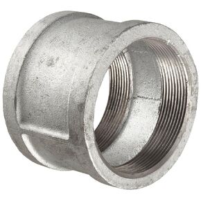 Anvil 8700133559, Malleable Iron Pipe Fitting, Coupling, 1/2" NPT Female, Galvanized Finish