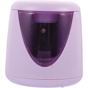 STOBOK Electric Pencil Sharpener Automatic Sharpener Multi-functional Pencil Sharpener Small Pencils Sharpening Tool for Kids Stationery Office Supplies, Purple