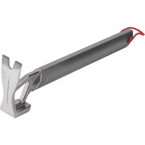 Camping Hammer, 12in Portable Lightweight Multi Functional Tent Hammer with Tent Stake Remover, Stainless Steel Heavy Duty Tent Stake Hammer, Tent Mallet for Backpacking, Hiking, Gardening, Outdoor