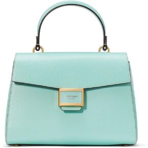 Kate Spade New York Katy Textured Leather Medium Top Handle, Mint Liqueur in Kuwait