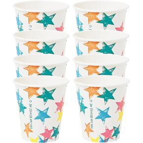 Talking Tables Pack of 2 Colourful Star Happy Birthday Banners Signs | Recyclable Party Decorations, Eco-Friendly, Unisex, Girls or Boys, Kids and Adults, STARBANNER